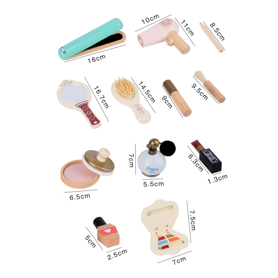 木製おままごと プリンセスメイクセット