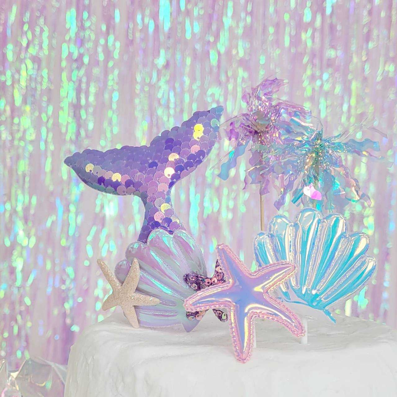 mermaid cake topper