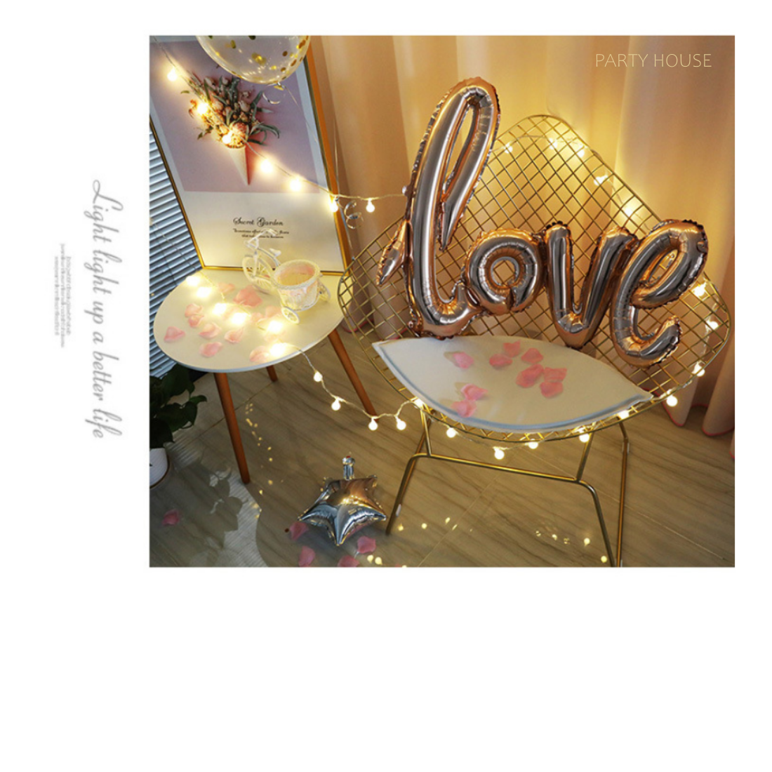 LED candle light illumination