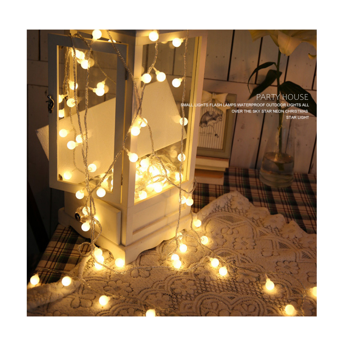 LED candle light illumination