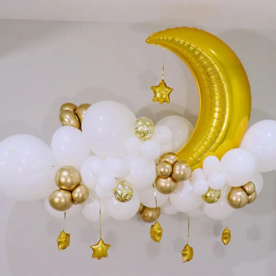 もこもこムーンスター バルーンセット