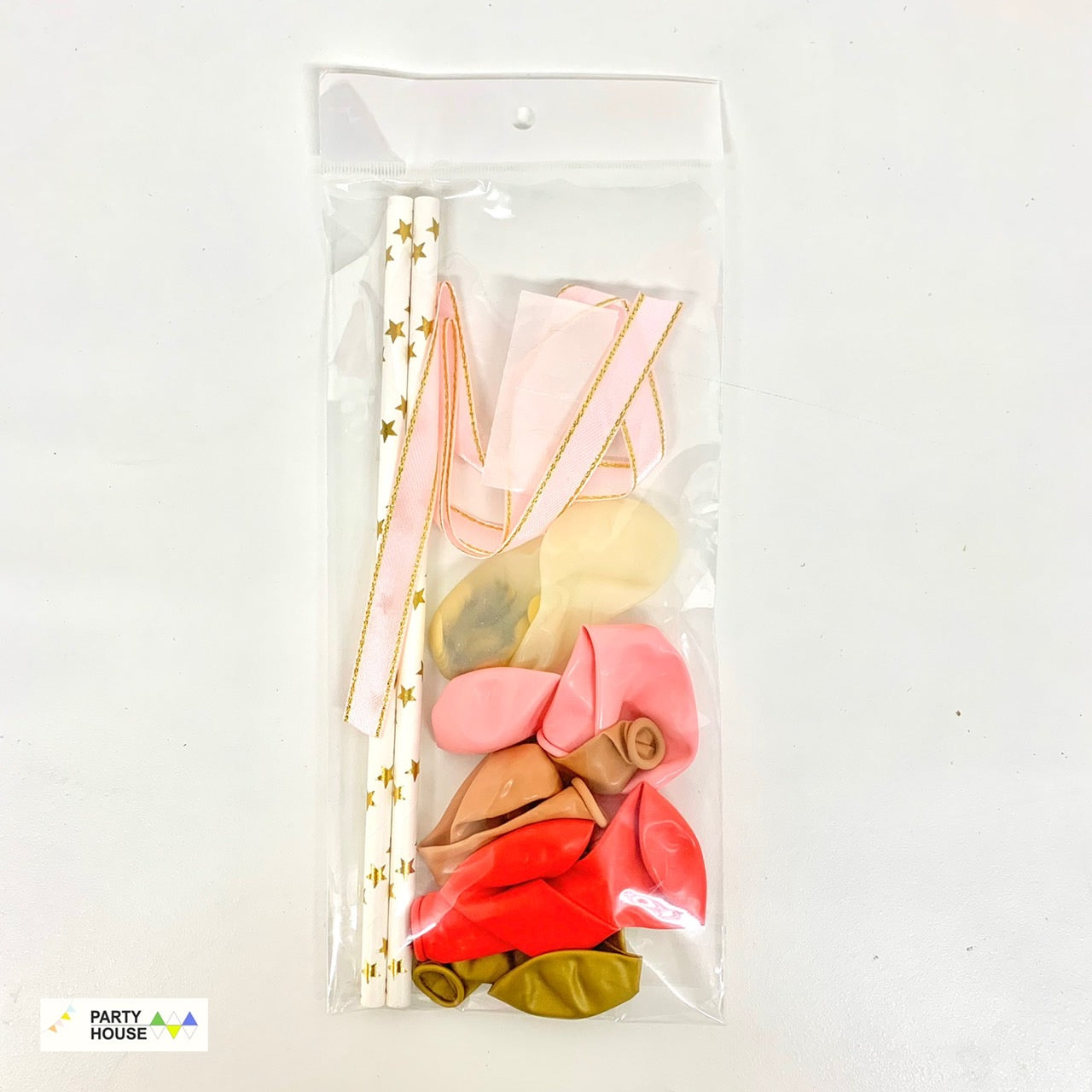 cake apricot balloons