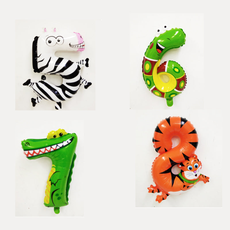 どうぶつナンバーバルーン